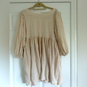 Free people beach, baby doll dress.